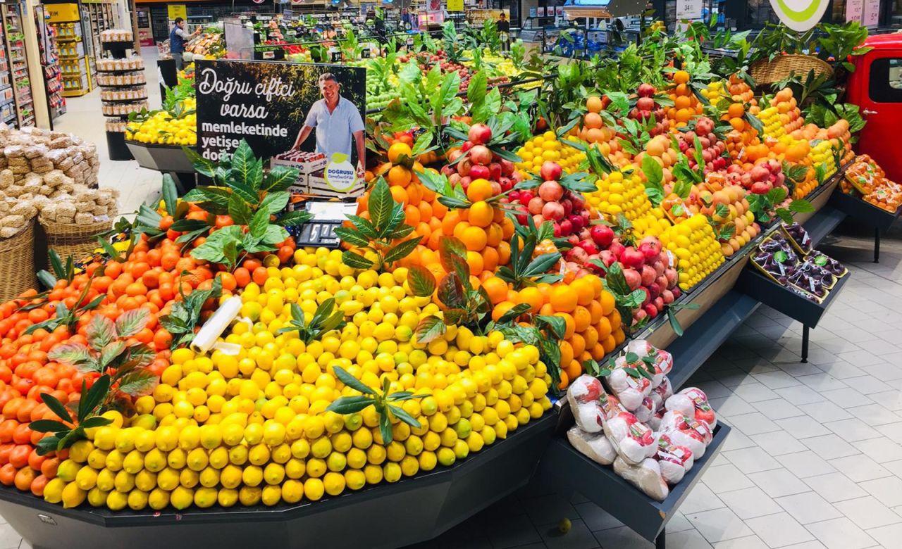 Beautiful fresh produce departments in supermarkets? It's real